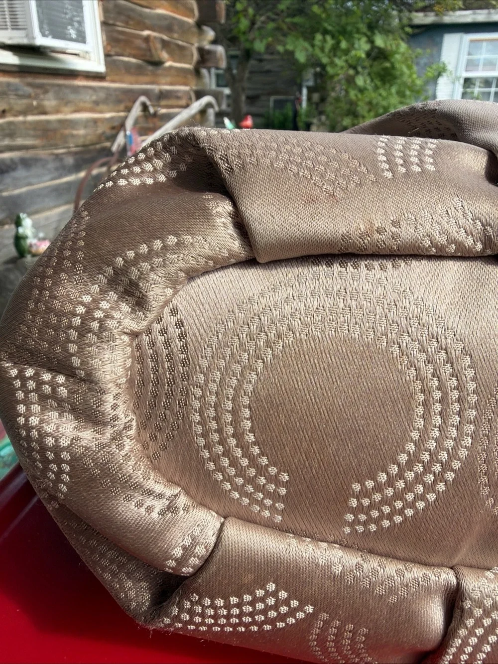 Coach satchel metallic